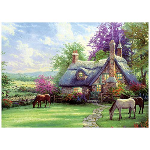 Jigsaw Puzzles 1000 Pieces for Adults Spring Farm Jigsaw Puzzle with
