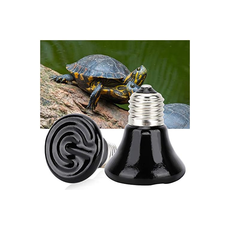 Produktbild von Wärmelampe Reptilien BORDEAG Wärmelampe Für Reptilien – 100W Keramikstrahler Mit Schutzkorb (Schildkröten, Schlangen, Echsen) Terrarium Wärmelampe