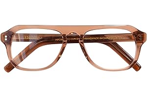 EAREADA Men Vintage Aviator Eyeglasses Kingsmen Glasses MPO848DTO Acetate Frames Clear Lens Glasses…