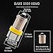 YM E-Bright 20-Pack Yellow BA9S 5050 5SMD Led Lights Side Maker Light Bulbs 12V
