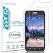 2-Pack HPTech Tempered Glass For Samsung Galaxy S6 Active Screen Protector, Easy to Install, Bubble Free, 9H Hardness