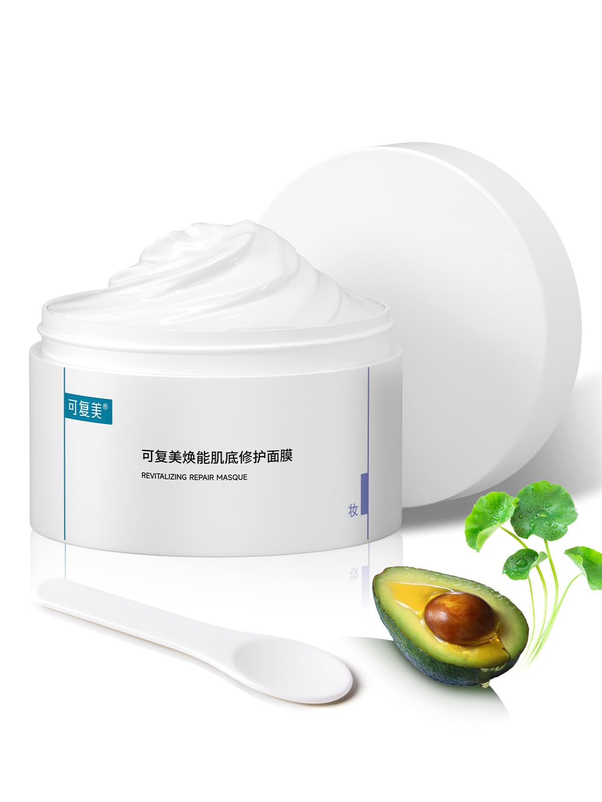 Photo 1 of ??? KOMFYMED Revitalizing Repair Face Mask – Hydrating & Soothing Cream Skincare Facial Mask with Centella Asiatica & Squalane – Calms Redness, Strengthens Skin Barrier & Restores Radiance, 5.82 oz