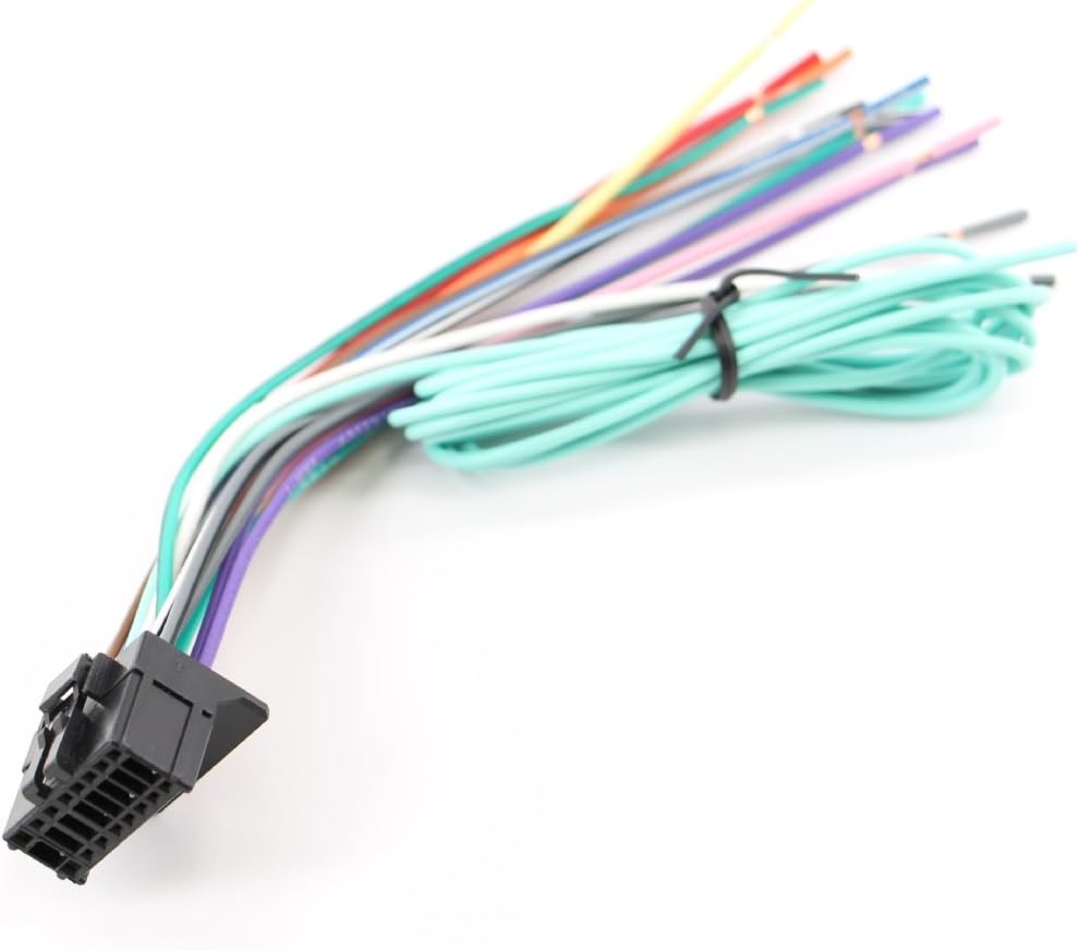 Xtenzi 16 Pin Car Radio Wire Harness Compatible with Pioneer CD DVD Navigation in-Dash - XT91007