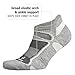Balega Ultralight Lightweight Performance No Show Athletic Running Socks for Men and Women (1 Pair), Grey/White, Large