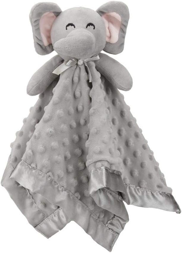 Pro Goleem Elephant Security Blanket, Soft Lovey Unisex Lovie Baby Gifts for Boys and Girls Snuggle Toy Stuffed Animal Newbor