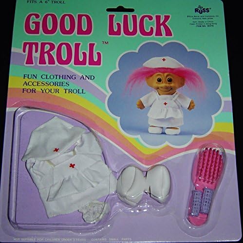 Good Luck Troll Clothing Accessory Set - Nurse RN Medical - New