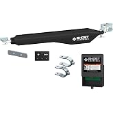 Ghost Controls D Series Single Smart Ready Automatic Gate Kit with Tube Gate Brackets- DS1U for Swing Gates Up to 1000 lbs. or 20 Feet (ft.) in Length