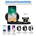 Wireless Charger, Compatible iph one Charger, 3-in-1 Replacement Charging Station for iph one Xs/X Max/XR/X/8/8Plus/Watch (BLC)