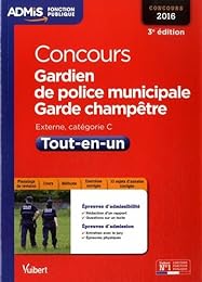 Concours gardien de police municipale, garde champêtre