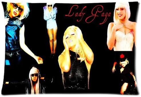 Custom Lady Gaga Pillowcase Standard Size Design Cotton Pillow Case LG-003