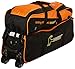Hammer Triple Bowling Ball Tote with Removable Pouch, Black/Orange