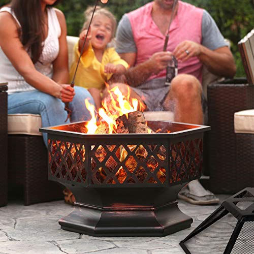1 F2C+Outdoor+Burning+Fireplace+Backyard