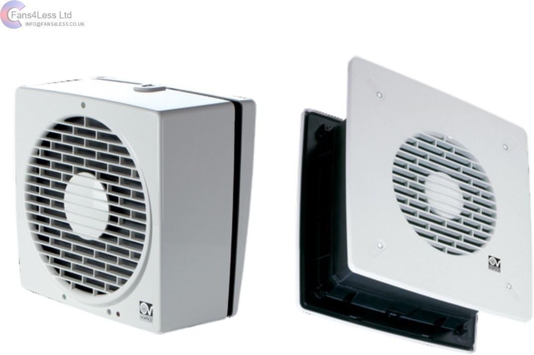 VARIO 6 9 12" 150 230 300 Kitchen Surface Window Wall Ceiling Roof Fan -T Series (Vario 300/12 ARI-LL-S 12416)