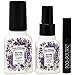 Poo-Pourri Lavender Vanilla 1.4-Ounce Bottle, Lavender Vanilla 2-Ounce Bottle and Travel Size Disposable Spritzer