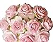 100 Pcs Hight Quality Pink Color #002 Mulberry Paper Flowers of Wedding Roses : 20mm.