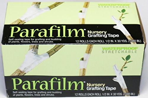 Parafilm Nursery Grafting Tapes (12 Rolls; 0.5"Wide X 1080" Long Per Roll)