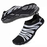 hiitave Women Water Shoes Quick Dry Barefoot Aqua Socks Beach Swim Diving Surf Pool Yoga
