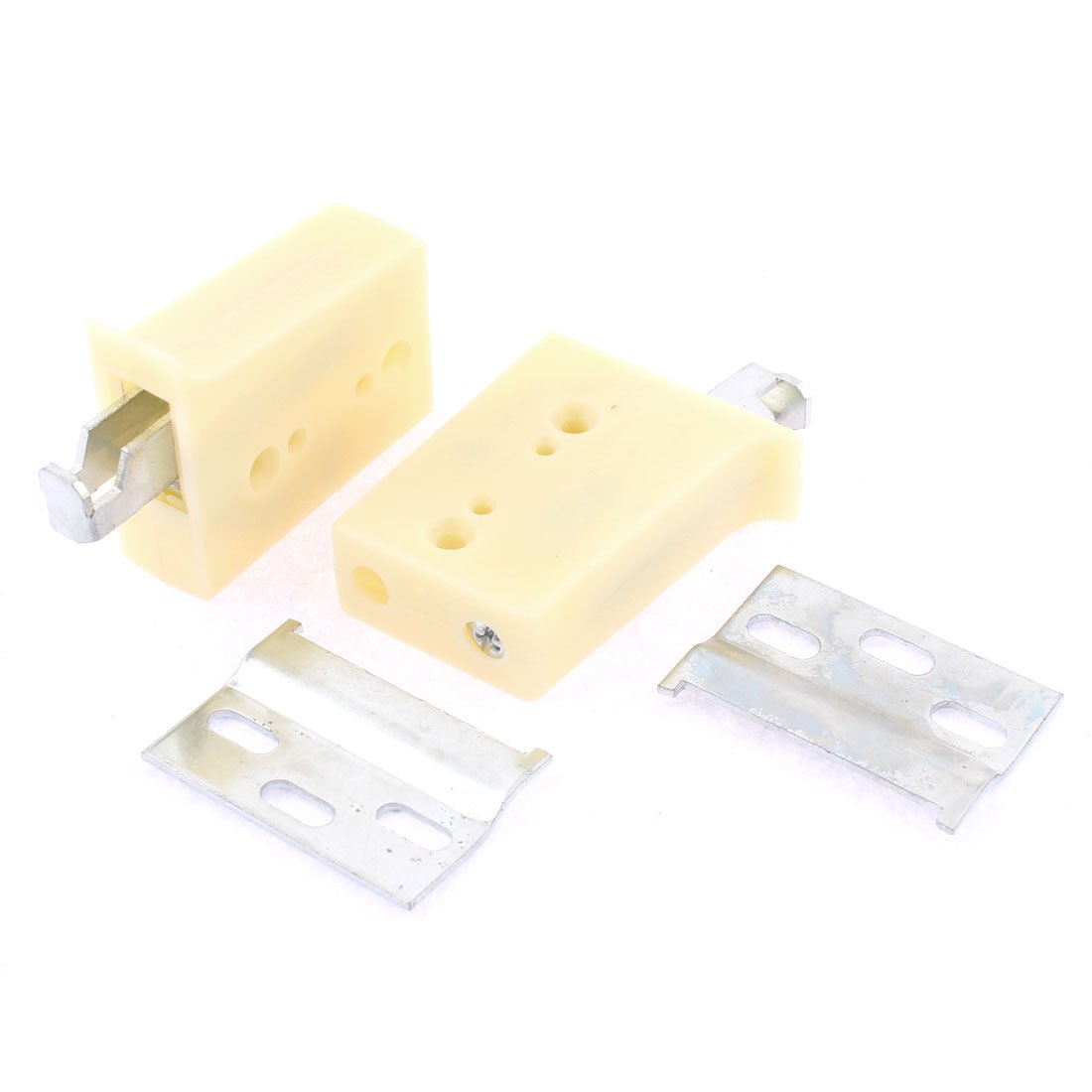 Sourcingmap Kitchen Cabinet Wall Mount Hanger Bracket 58mm x 49mm x 18mm 2Pcs