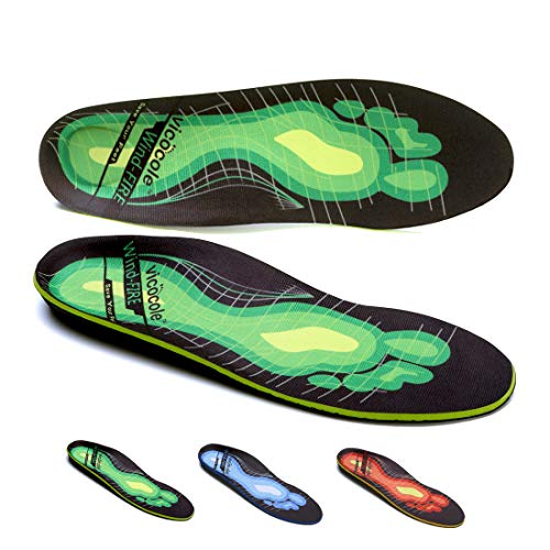 VOCOFA Plantar Fasciitis Insoles Arch Support Shoe Inserts Orthotic Insole Insert for Flat feet Over Pronation