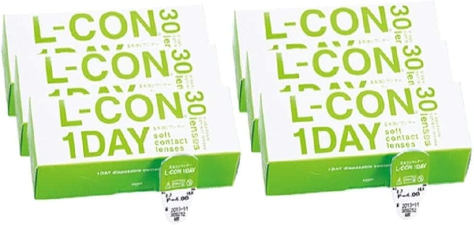 Amazon エルコンワンデー コンタクトレンズ 30枚 6箱セット 9 0 3 50 L Con コンタクトケース