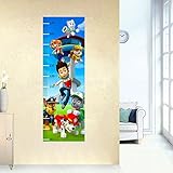 Height Chart Peel and Stick Nursery Kids Wall Decals Stickers (Paw Patrol)