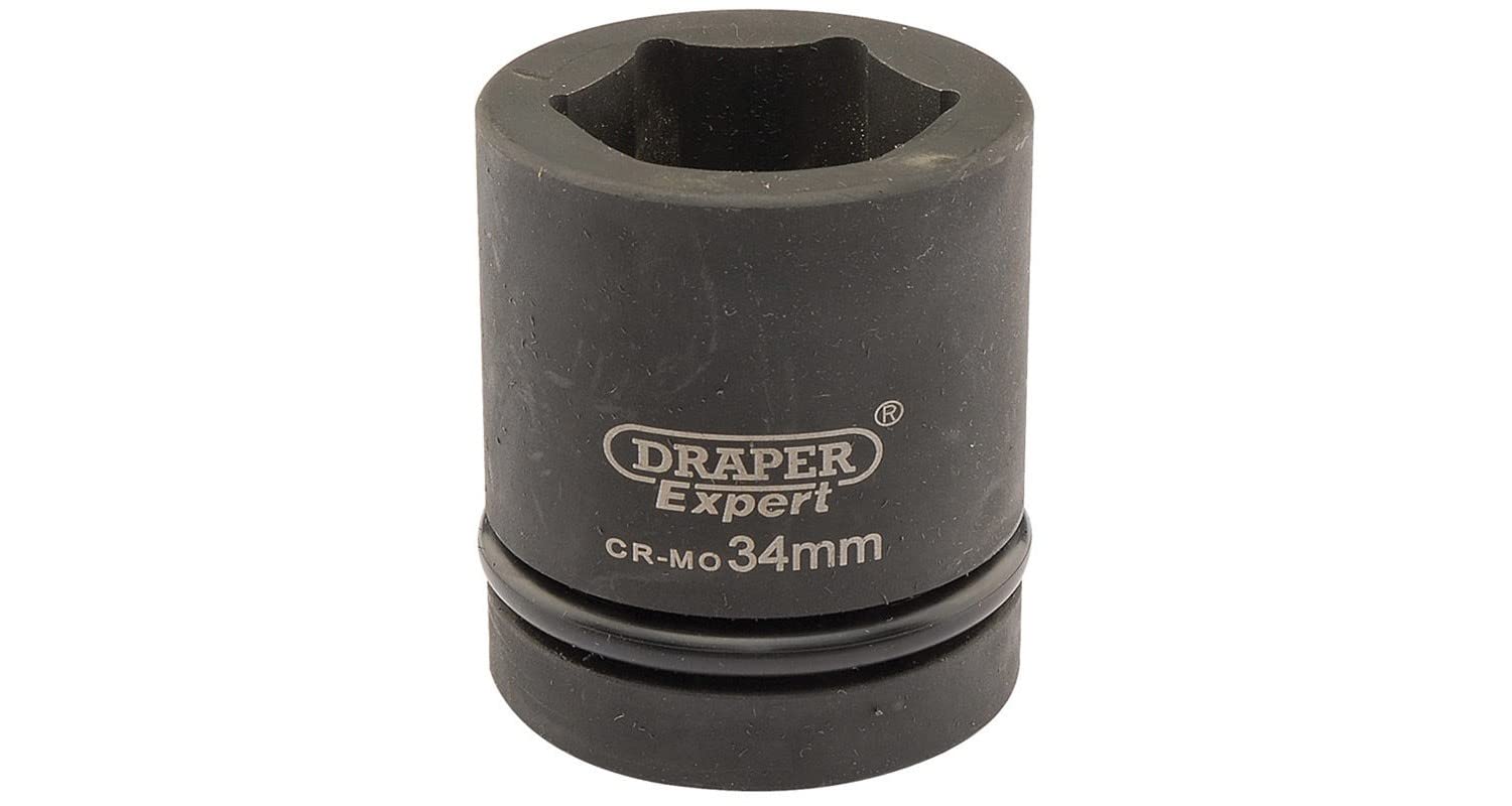 Draper Expert 5114 34mm 1-inch Square Drive Hi-Torq 6-Point Impact Socket