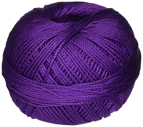 Lizbeth cordonnet cotton size 3-purple iris dk