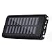 HuaF Solar Charger 24000mAh Power Bank Portable Charger Battery Pack With Dual Recharge Methods By Socket By Light For iPhone, iPad, Tablet, Samsung Galaxy, Android Phone And More