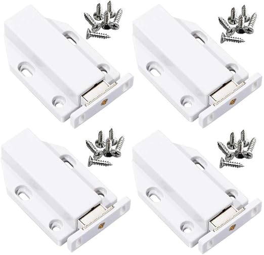 Mila-Amaz 4 Pcs Sistema Push para Puerta de Mueble Damper Buffer Push