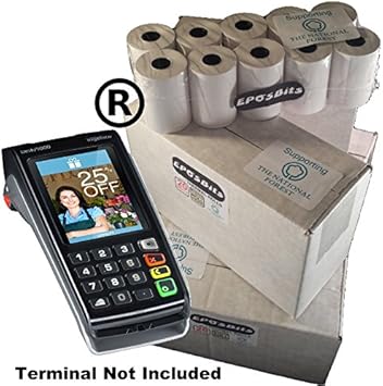 Eposbits Brand Full Size Large Rolls To Fit Ingenico Desk 5000 Desk5000 Desk 5000 Credit Card Terminal 100 Rolls 5 Boxes Chip Pin Amazon Co Uk Office Products