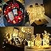 HAOSEE 20 Pack Led Fairy Lights Battery Operated,20 LED Silver Wire Firefly Lights,7ft Waterproof Mini Led Starry String Lights for Wedding Party Mason Jars DIY Christmas