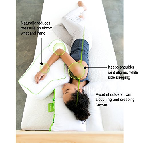 Sleep Yoga Side Sleeper Arm Rest Posture Pillow ChiropractorDesigned