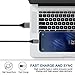 Amoner USB C Cable, Xcords 2Pack 6FT USB C to USB 2.0 Nylon Braided S9 Charger Cable for Galaxy S9, S9 Plus,S8, S8 Plus, LG G5 G6 V30 V20, Google Pixel