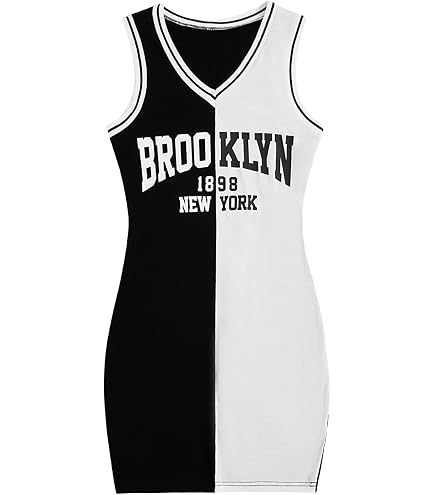 fitted basketball jersey dresses Whitewed Personalized Name and Number Sequin 90'S Women's Baggy Sports Black at Amazon Women's Clothing store sporty look.Key FeaturesBreathable mesh Size:16.5 / 35 Graduation Dresses 2026 | curve dresses for occasions
