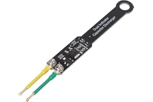 Capacitor Discharge Pen with Dual LED Indicators for High Voltage AC 8-380V and DC 12-540V Circuits, 1000V MOS Tube Safety De