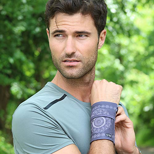 Sprigs Banjees 2 Pocket Wrist Wallet (Gray Blitz, One Size Fits Most)