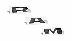 RAM Grille Emblem Overlay Decal Stickers 2025-2026