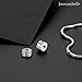 JewelrieShop 2 Pcs European Beads Stopper Clip Lock Beads Spacer Charm for Bracelet, Openable