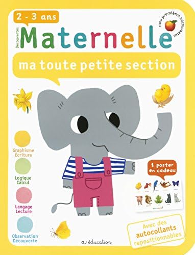 Découvertes Maternelle : Ma toute petite section, 2-3 ans, 1 poster en cadeau Paperback – 31 Dec 2014