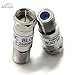 Ancable F-Type Cable TV in-line Voltage Blocking Capacitor DC Block 2-Pack