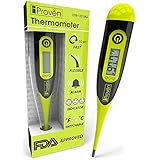 Best Medical Digital Oral Thermometer (Termometro) - Accurate and Fast - Rectal Oral Thermometer - Suitable for Kids and Adults - DT-R1221BGW Includes Fever Indicator - 2018 High Quality