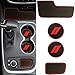 Compatible with 2014-2020 Dodge Durango Cup Holder Insert & Center Console Liner Trim Mats, 5pc Non Slip Storage bin mat Set for Durango Interior Accessories