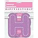 9ft Purple & Pink Happy Birthday Banner