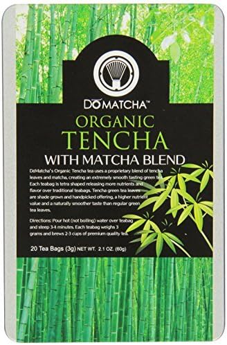 DoMatcha Green Tea, Organic Ten-Cha with Matcha Blend, 20-Count Tea Bags by DoMatcha