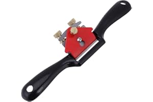 Adjustable Spokeshave Plane,9 Inch Adjustment Woodworking Cutting Plane Spokeshave Hand Trimming Tool with Screw for Wood Wor