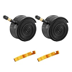 2 Pack 700C Road Bike Tubes 700x35/43 AV48mm