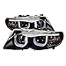 Spyder Auto PRO-YD-BMWE4602-4D-3DDRL-BK Black Projection Headlight