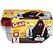 Glad Food Storage Disney Sandwich Containers, Star Wars, 18 Count