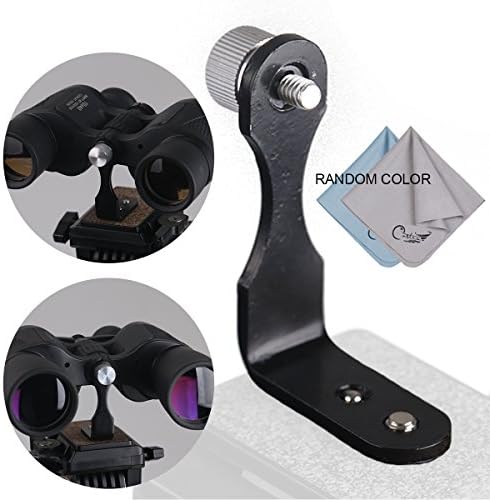 COSTIN L-Type All Metal Tripod Mounting Adapter, Fixed Bracket Versatile Tripod Mount Holder For Binoculars And Camera