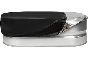 MILULU Waterproof Stock Tank Cover, 420D Oxford Stock tank Cover to Keep Your Water Tank, Tub, Pool Clean (Oval: 2x4x2ft)